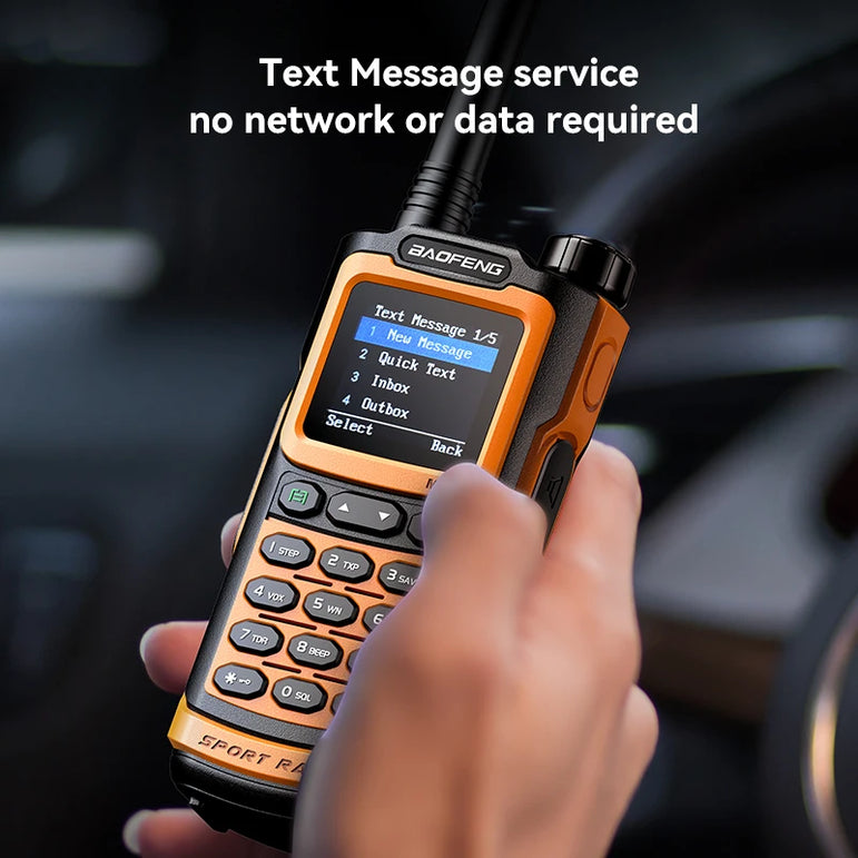 Baofeng AD-20 Walkie Talkie Full Band Analog/Digital Wireless Copy Frequency 1024CH Text Message Digital Encryption Record Radio