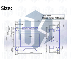 0.96/1.3 inch white oled display screen combined with EC11 rotary encoder module IIC interface for arduino