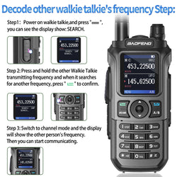 Baofeng UV-21 Pro V2 Air Band Walkie Talkie Wireless Copy Frequency AM Type-C Long Range Upgrade UV-5R Ham Radio