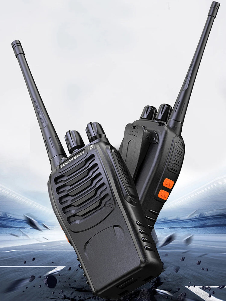 4PCS Original Baofeng BF888S Walkie Talkie 5W BF-888S 5KM UHF 400-470MHZ Transceiver Portable Two Way Radio BF 888S Intercom