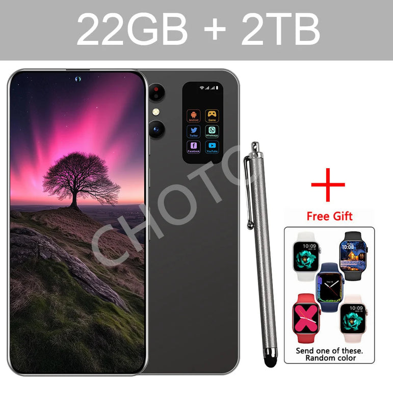 New Back Cover For S25 Ultra Smartphone 7.3HD Original Cellphones 5G Dual Sim 7800mAh Cell Phone Android 14 Mobile Phones Cover