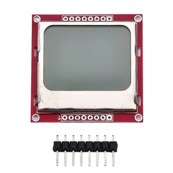 Smart Electronics LCD Module Display Monitor adapter PCB 84*48 84x84 lcd 5110 Nokia 5110 Screen for Arduino