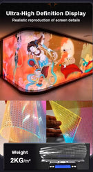 Trending High Transparency Soft Transparent LED Film Screen Glass Facade P6 P8 P10 Digital Signage Displays Flexible Display