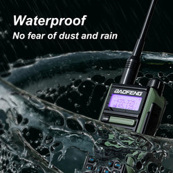 2025 Baofeng UV-16 Max IP68 Waterproof Walkie Talkie Dual Band High Power CB Radio Vhf Uhf CB Ham Radio Long Range Two Way Radio