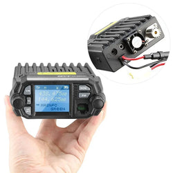 QYT KT-8900D With Data Line  25-Watt Walkie Talkie Dual Band VHF/UHF 136-174/400-480MHz Quad Watch Car MINI Mobile Radio