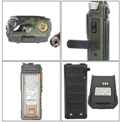 Baofeng UV-25 Walkie Talkie Air Band Receiving Scrambler Multi-band FM Vox 10W 999Ch Amateur Radio W/ Type-C 5200mAh Battery