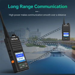 Retevis RB658 Walkie Talkie APP Control Long Range Walkie-talkie Bluetooth 5.0 UHF Professional Communication Radio for Camping