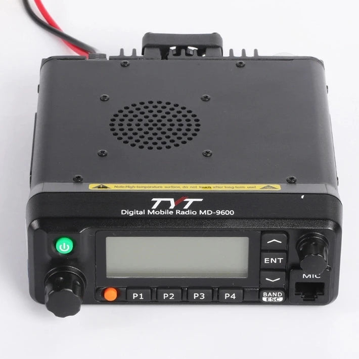TYT MD-9600 PLUS GPS AES 256 Dual Band DMR Mobile Radio 50/45/25W Car Truck Transceiver 136-174MHz 400-480Mhz Amateur Radio