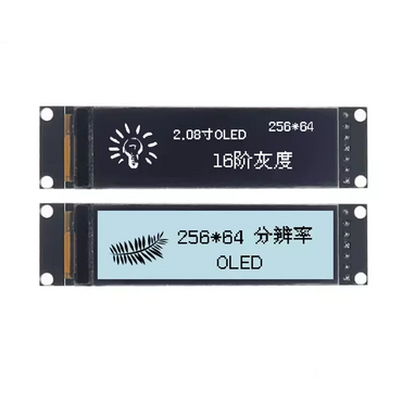 2.08 inch OLED Display 256X64 Pixel 2.08" SH1122 driver OLED LCD Module 7pin SPI Interface White With gray scale adjustment