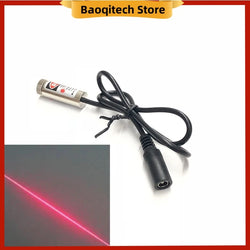 12mm red dot shaped cross shaped adjustable laser positioning lamp 650nm 5mW  DC plug 3V 5V 9V 12V
