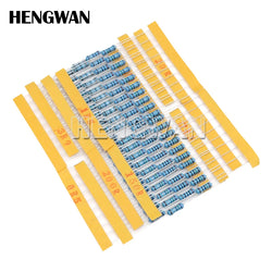 150PCS 300PCS 1/2W 1W 2W 3W Resistance 1% Metal Film Resistor Assortment Kit Set 30Kinds Each 5/10PCS 1R~750R 1K~820K Ohm