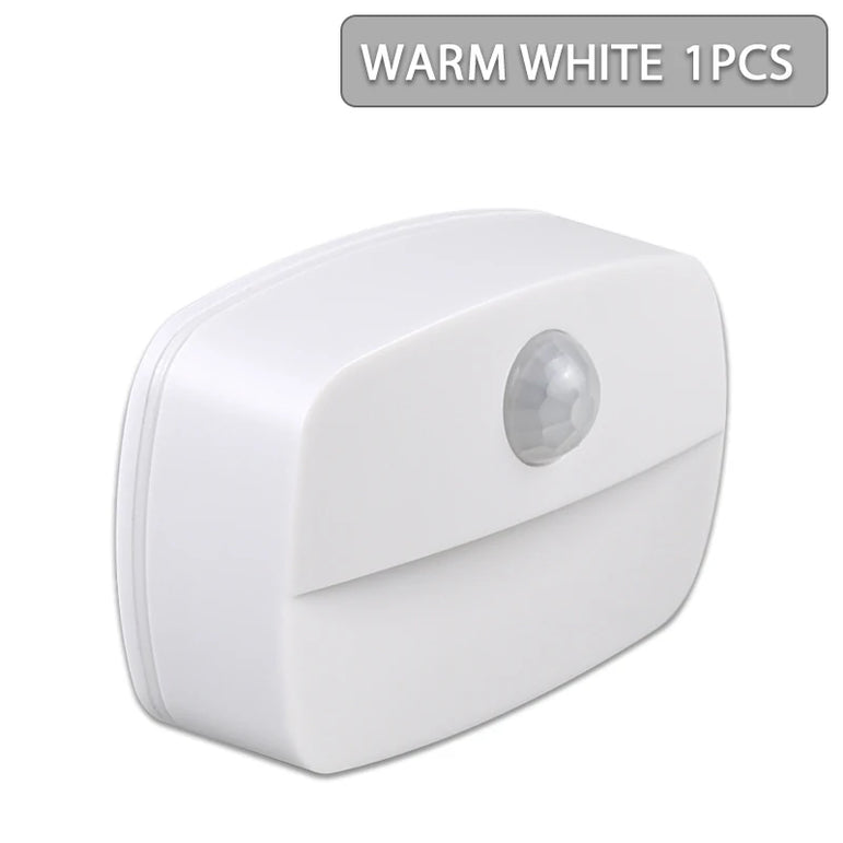 1Pcs LED Night Light Wireless PIR Motion Sensor Lights Corridor Closet Stair Room Lamps Energy Saving Night Lamp Smart Home