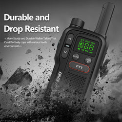 Baofeng BF-T18 PMR446 Walkie Talkie Type-C Charge European 446MHz 16 Channels Long Range Upgraded BF-T20 Mini Two Way Ham Radios