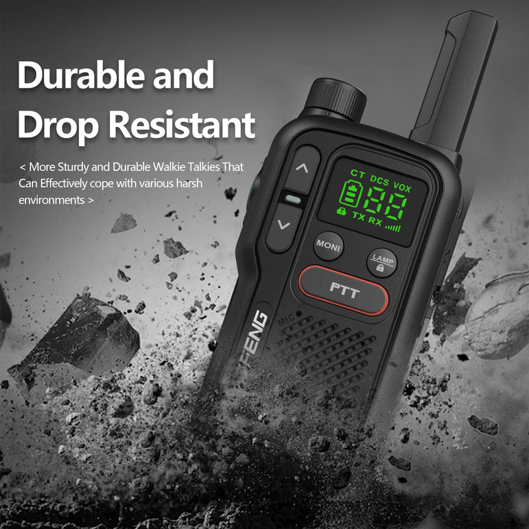Baofeng BF-T18 PMR446 Walkie Talkie Type-C Charge European 446MHz 16 Channels Long Range Upgraded BF-T20 Mini Two Way Ham Radios