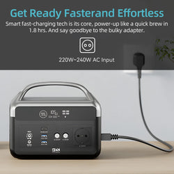 DaranEner NEOZ Portable Power Station 300W 179.2Wh LiFePO4 Battery AC DC Outdoor Pure Sine Wave Emergency Backup Power Supply