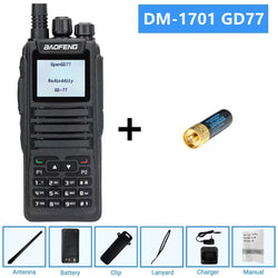 1701 open gd77 Baofeng Digital Walkie Talkie Dual Mode DMR Analog Two Way Radio Dual Time slot Tier 1+2 Dr 1801