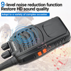 2PCS New Baofeng BF-888S Pro Upgrade Walkie Talkie Wireless Copy Frequency Long Range Portable BF888S Ham Two Way Radio Hunting