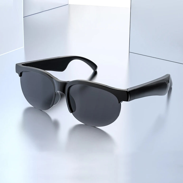 AI Intelligent Translation Glasses Bluetooth-Compatible 5.4 Wireless Sunglasses Built-in Microphone Speakers Wireless Headphones