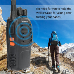 2PCS New Baofeng BF-888S Pro Upgrade Walkie Talkie Wireless Copy Frequency Long Range Portable BF888S Ham Two Way Radio Hunting