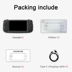 Anbernic RG503 Retro Handheld Video Game Console 4.95-inch OLED Screen Linux System Portable Game Player RK3566 Bluetooth 5G Wif