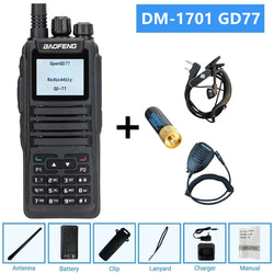 1701 open gd77 Baofeng Digital Walkie Talkie Dual Mode DMR Analog Two Way Radio Dual Time slot Tier 1+2 Dr 1801