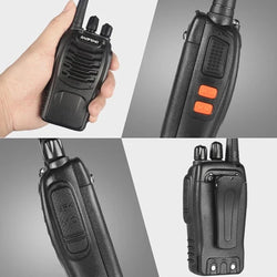 4PCS Original Baofeng BF888S Walkie Talkie 5W BF-888S 5KM UHF 400-470MHZ Transceiver Portable Two Way Radio BF 888S Intercom