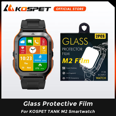 Original Tempered Glass Film for KOSPET TANK M2 Smartwatch Glass Protective Film 1 Set Screen Protetor Smart Watch Accessories