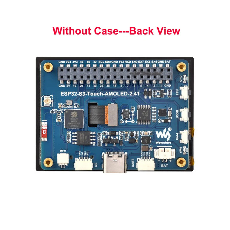 Waveshare ESP32-S3 2.41 inch AMOLED Display Development Board 600×450 Touchscreen ESP32 Display for  Arduino IDE ESP-IDF HMI