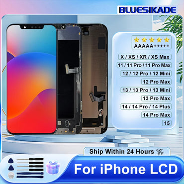OLED For iPhone X XR XS MAX LCD With 3D Touch Screen Digitzer assembly For 11 Pro Max 12 Pro Max Display 13 MINI 14 Plus 15