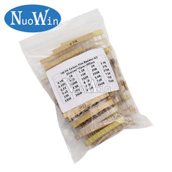 150PCS/300PCS 1W 2W 3W 5W 30Values Carbon Film Resistor Assortment Kit 5% Resistance Set 0.1R-750R 1K-820K ohms DIY Pack
