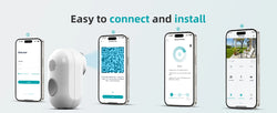 ZUMIMALL APP F5 Security Cameras Wireless Outdoor with Magnetic Mount, Battery Powered, 2.4G WiFi ,3MP Color Night Vision