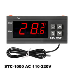 STC-1000 LED Digital Thermostat for Incubator Temperature Controller STC 1000 Thermoregulator Relay Heating Cooling 12V/24V/110V
