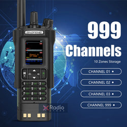 New BAOFENG DM-32 Walkie Talkie With Belt Holster DMR GPS 10W Programming Wireless Copy Frequency Type-C DM32 Ham Two Way Radios
