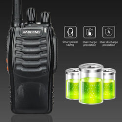 2PCS New Baofeng BF-888S Pro Upgrade Walkie Talkie Wireless Copy Frequency Long Range Portable BF888S Ham Two Way Radio Hunting