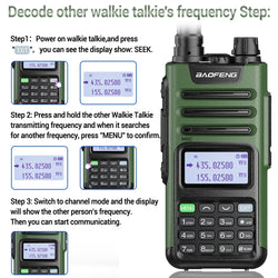 BaoFeng M-13 PRO V1 V2 High Power Multi Band Walkie Talkie Type C Charger Long Range Upgraded UV-13 PRO V1 V2 Ham Two Way Radio