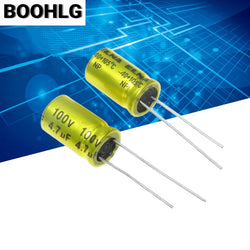 10pcs 100V NP Electrodeless Speaker Audio Capacitor Non Polarity Frequency 1UF 1.5UF 2.2UF 3.3UF 4.7UF Crossover Polypropylene