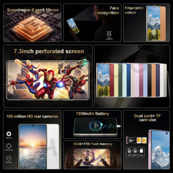 Magnetic Cases For New SMS 25 Ultra Cellphone Dual Sim 22GB+2TB Smartphone Back Cover For Android Original Cell Mobile Phone