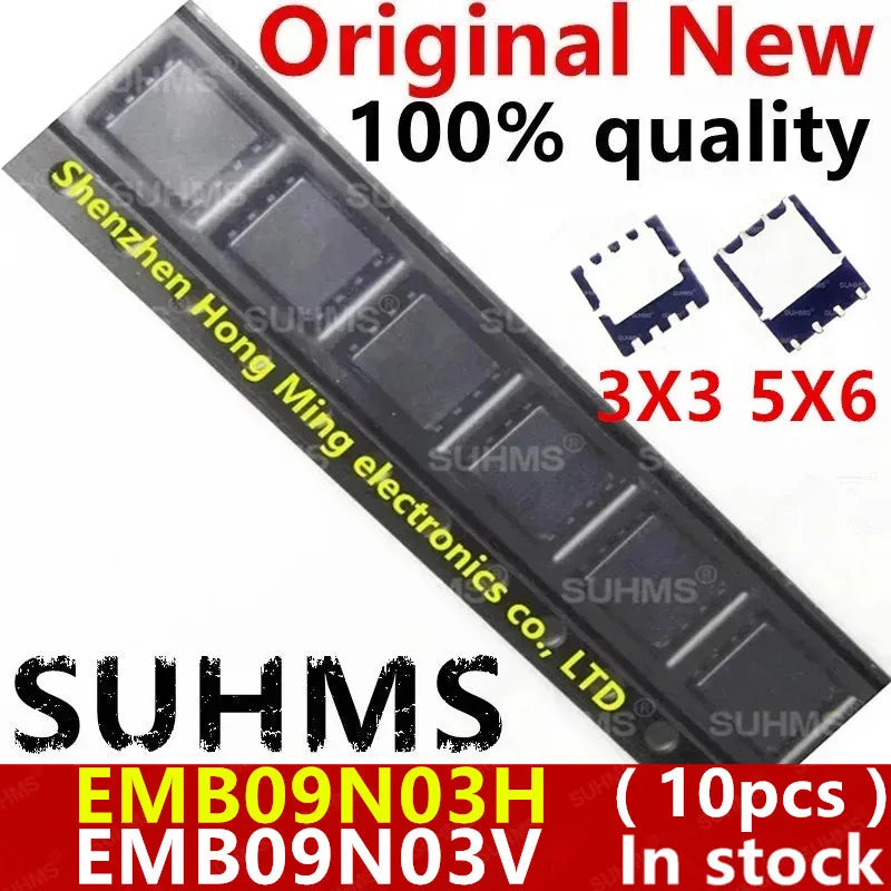 (10piece)100% New EMB09N03H EMB09N03V B09N03H B09N03V EMB09N03 B09N03 QFN-8 Chipset