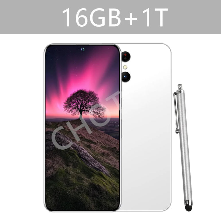 2025 New S+ 24 Ultra Original Intelligent 5G Dual Card Dual Standby Android 14 System 22GB+2TB Global Version 8000mAh Battery