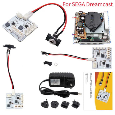Rev2.0 Dream PSU 12V Power Supply Board 12V Direct Current Power-Supply Replace Adapter Power Supply Board for SEGA Dreamcast