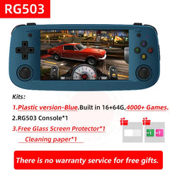 Anbernic RG503 Retro Handheld Video Game Console 4.95-inch OLED Screen Linux System Portable Game Player RK3566 Bluetooth 5G Wif