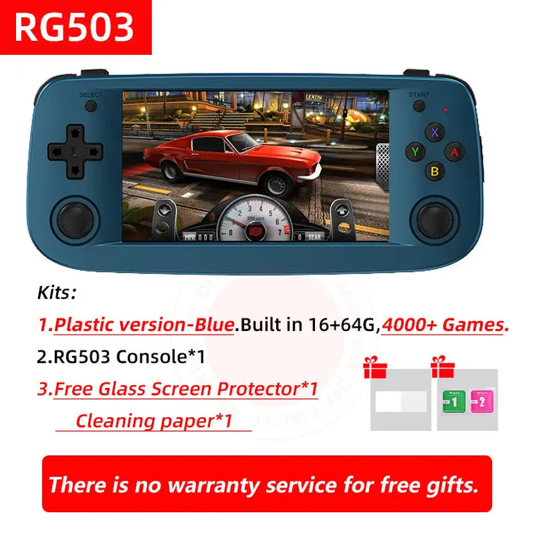 Anbernic RG503 Retro Handheld Video Game Console 4.95-inch OLED Screen Linux System Portable Game Player RK3566 Bluetooth 5G Wif