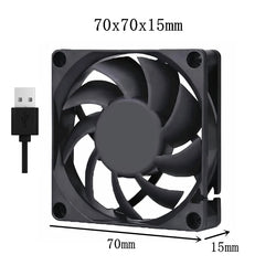 Silent USB fan 40mm 50mm 60mm 70mm 80mm 90mm 120mm cooling fans cooler With USB Cable Ventilator Fan for DIY PC Router chassis