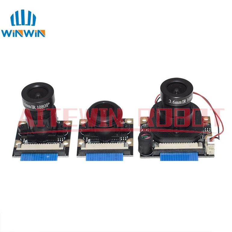 Raspberry Pi 4 Night Vision Fisheye Camera Module 5MP OV5647 Webcam With Infrared IR Sensor LED Light For Raspberry Pi 4B/3B+/3B