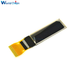 0.69 inch 96x16 OLED Display Module White Display LCD Screen Control Board with Pin for Arduino 3-5.5V IIC Interface