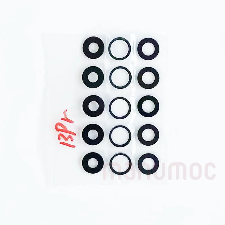 5set OEM Back Camera Glass Lens With Sticker Tape For iPhone 7 8 Plus X XS Max XR 11 13 Pro 14 Plus 12 mini 15 16 Phone Repair