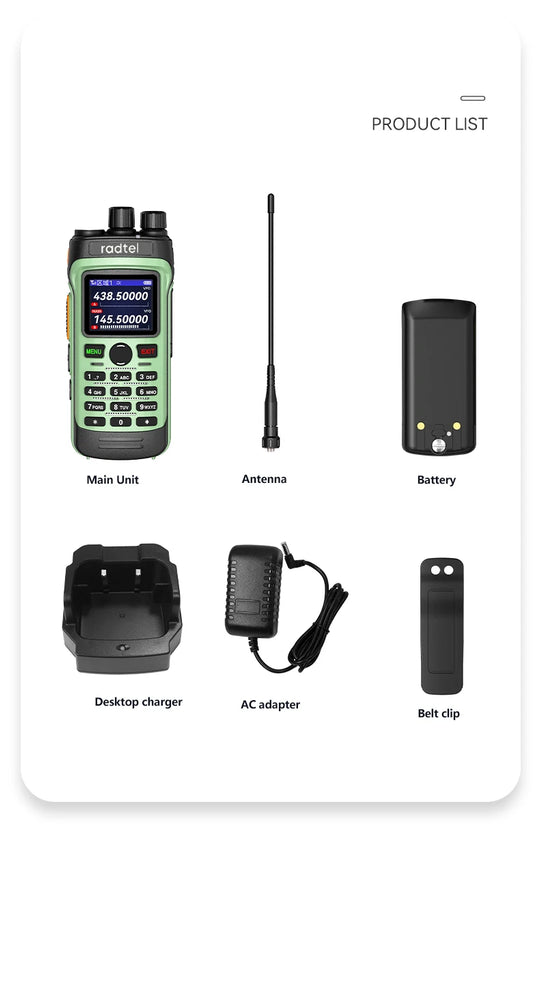Radtel RT-330 10W Gps Bluetooth App Programming Amateur Radio Power Full Band 136-520MHz TX RX Aviation Frequency  Receive NOAA
