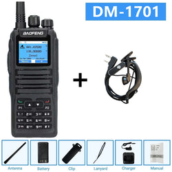 Baofeng Dm 1701 Digital Walkie Talkie Long Range dual Mode dmr Analog Open Gd77 Time slot Tier 1 +2 Radio 1801UV