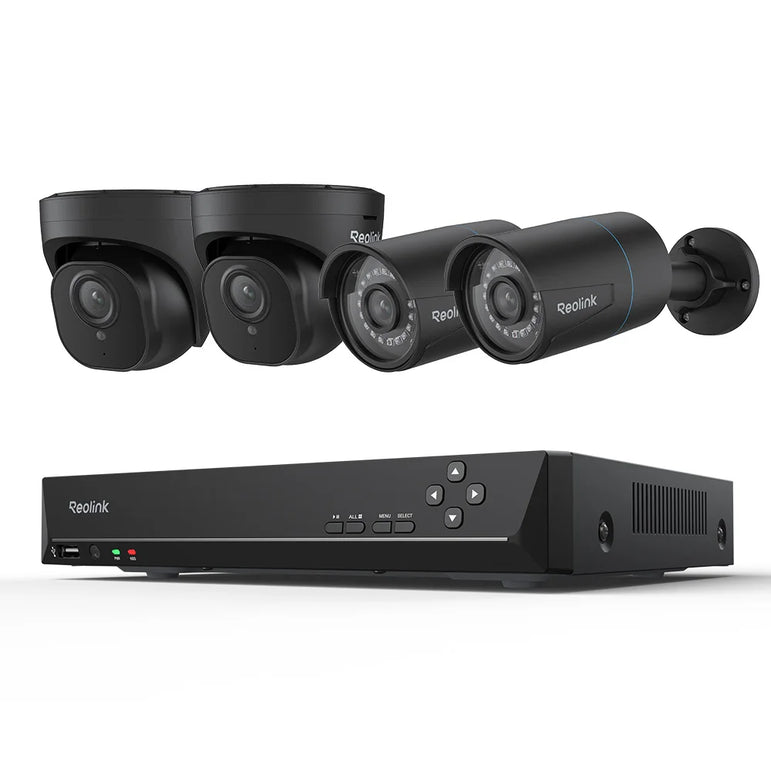 Reolink 5MP 8CH Home Security Camera System with Smart Detection Outdoor PoE IP Cameras NVR 2TB HDD Included for 24/7 Recording