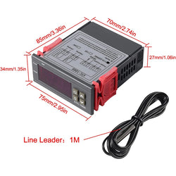 STC-1000 LED Digital Thermostat for Incubator Temperature Controller STC 1000 Thermoregulator Relay Heating Cooling 12V/24V/110V